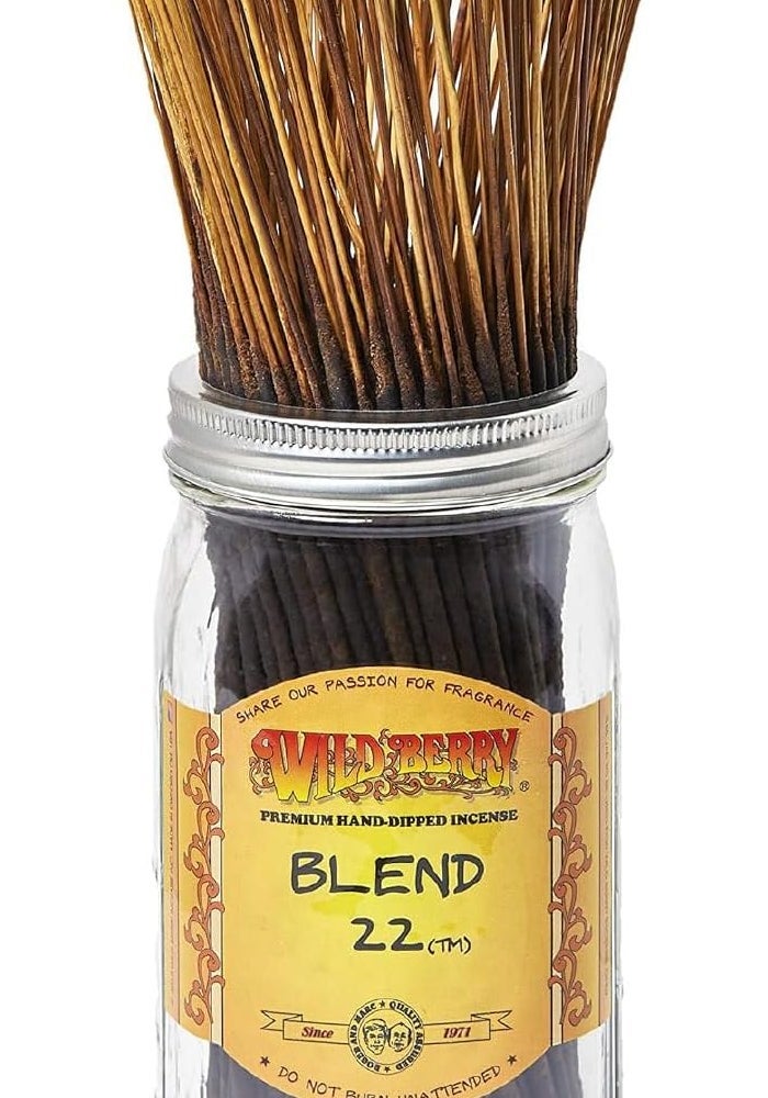 Wild Berry Special Blend 22 Stick Incense - 100 Count - Image 1